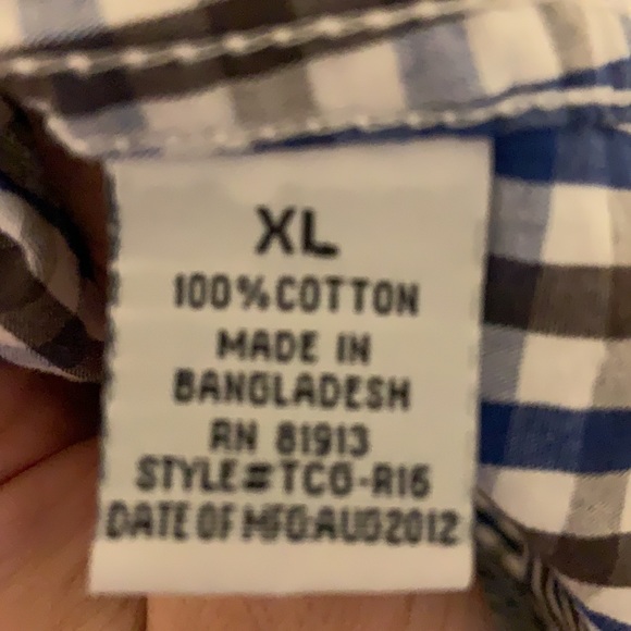 Men’s XL Paper Denim & Cloth button down - Picture 5 of 6